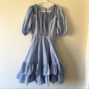 Handmade Western Prairie Ruffle Dress